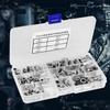 93pcs Threaded Insert 1 Box M3, M4, M5, M6, M8, M10 304 Stainless Steel Blind Rivet Nut Set