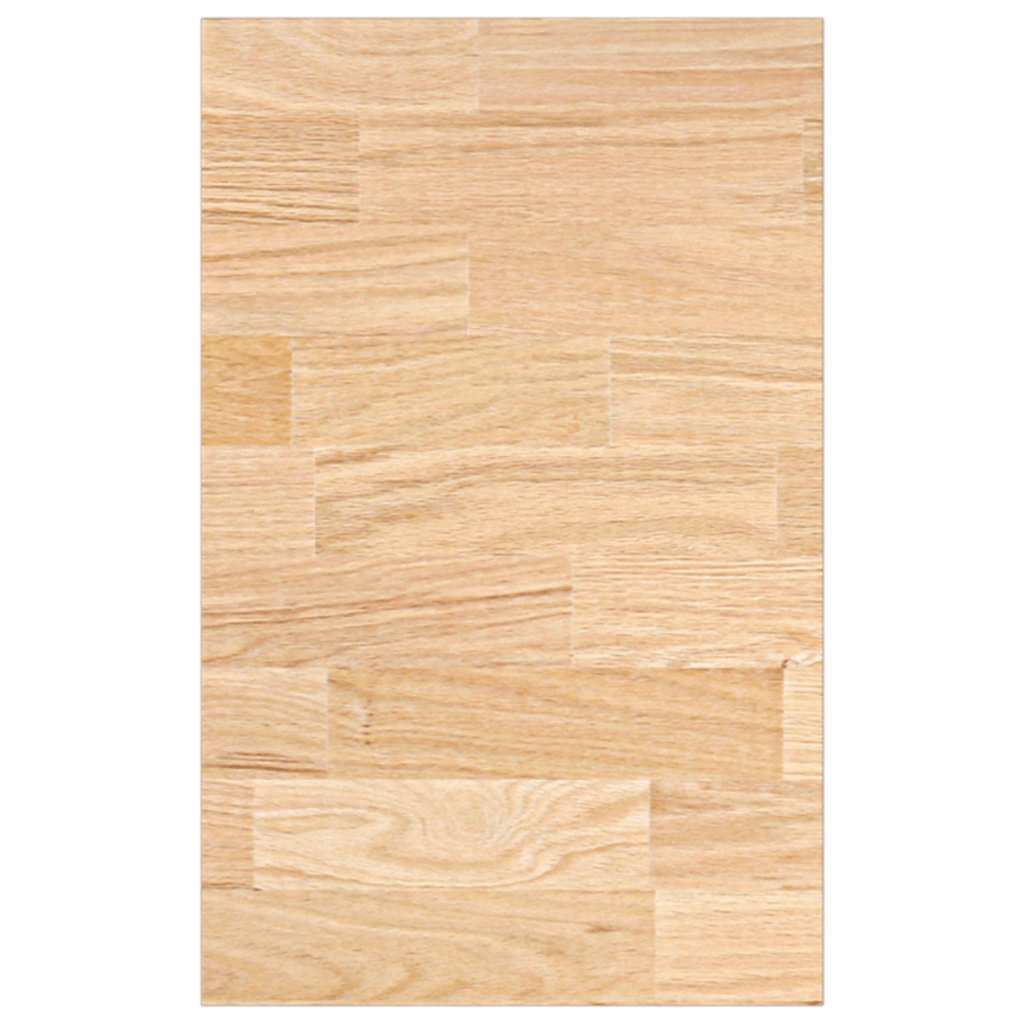 Vidaxl Arbeitsplatten-Kuchenplatte, 40X63,5X2,7 Cm, Rechteckig, Massives Eichenholz