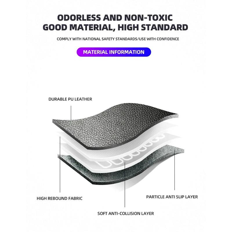 Car Anti-kick Pad Interior Leather Auto Seat Back Protector Pads Anti Scratch For Tesla Model S Model X Model Y Model 3 Roadster SpaceX