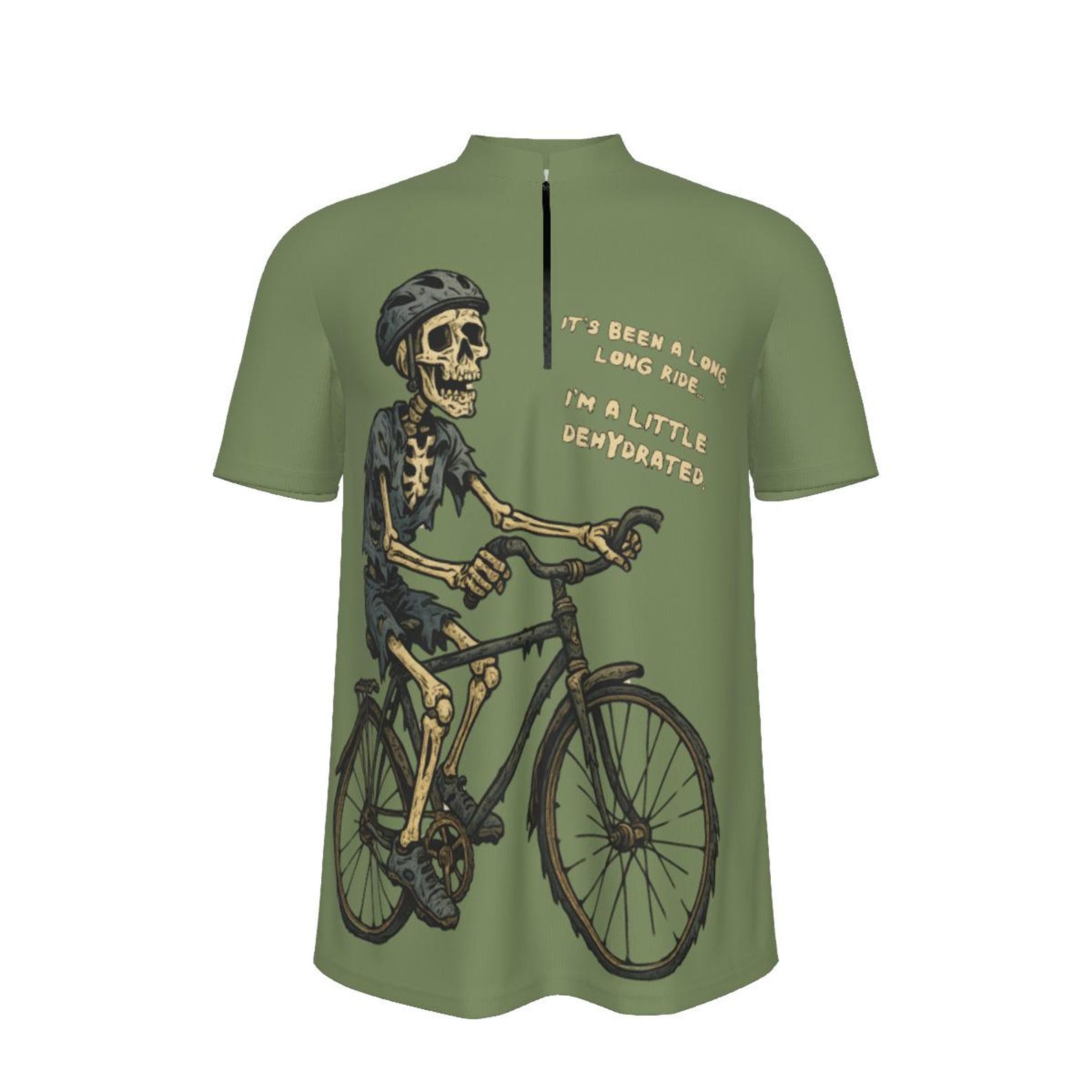 Funny Skeleton Cycling Jersey: Epic Ride - Road, Gravel, MTB 4XL