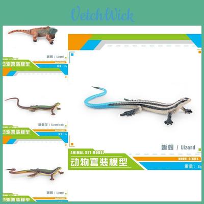 Realistický plastový model obojživelného plazu pro domácí dekoraci Životaschopný chameleon ještěrka Displej
