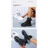 Fall New Plus Size Women's Pocket Biker Boots Women's British Style Platform Lace-up Short Knight Martin Boots