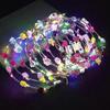 5pcs Led Flower Headband, Headdress Floral For Women Girls Hair Accessories Birthday Wedding Festival Party
