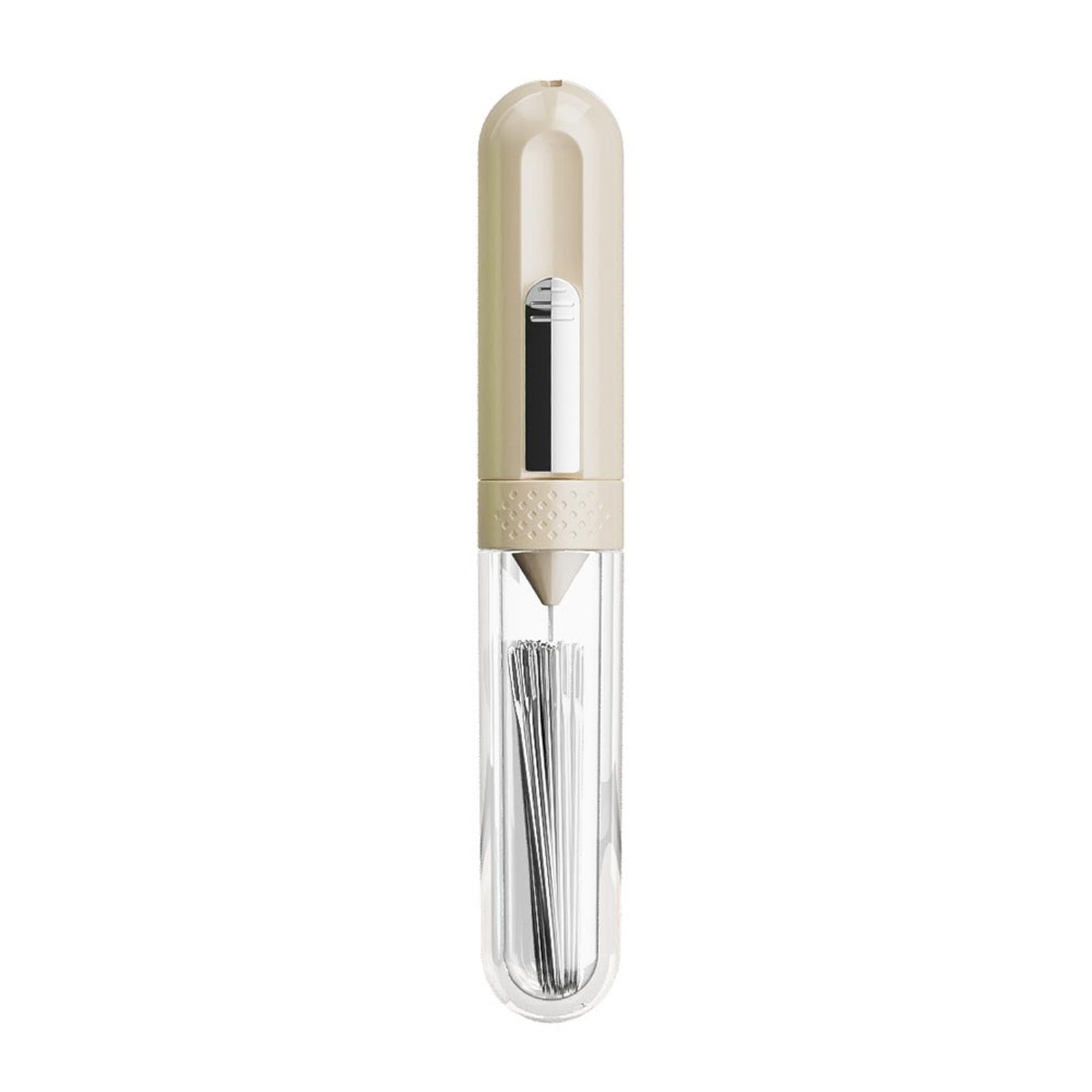 

-in-1 Needle Threader Portable Sewing Tool for Elderly one size бежевый