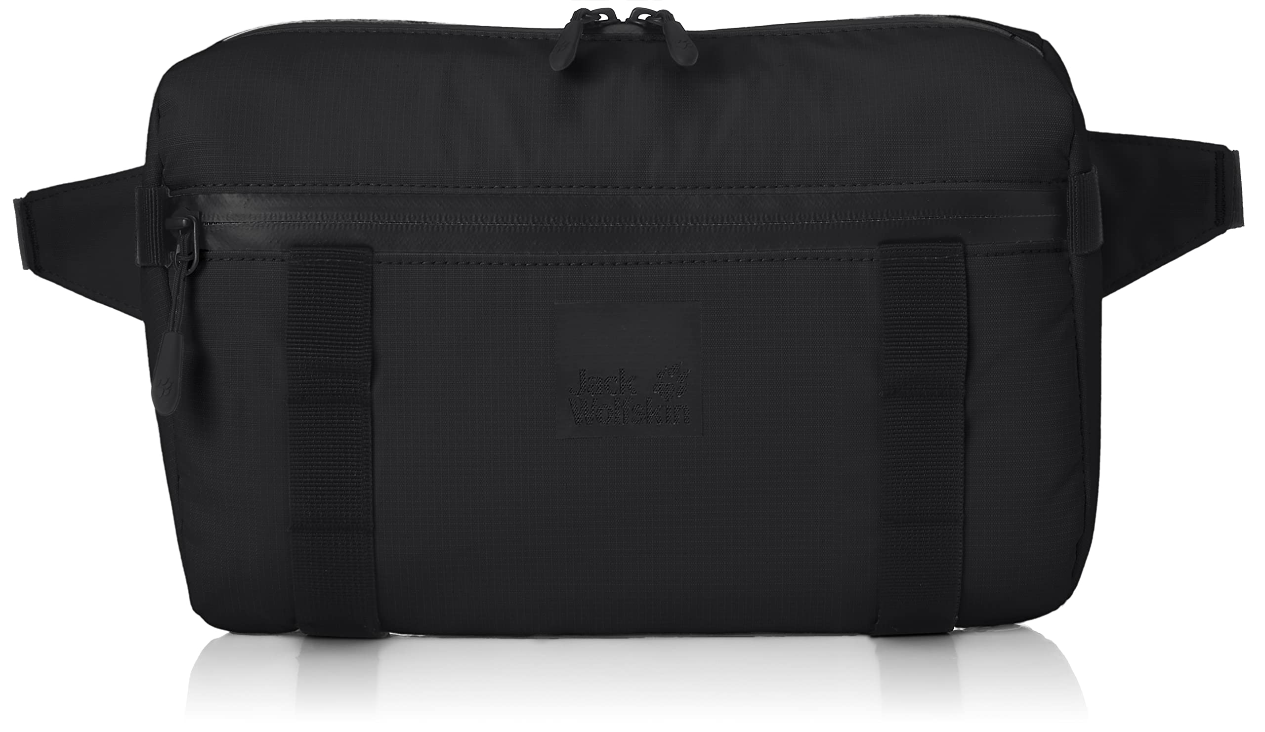 

2WAY Waist Bag 4L 2WAY HANDLE Bicycle [Jack Wolfskin] (Handlebar fixable) [2010751 / BAG] 6000_black