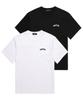 SHIRTER Small Arch Logo Oversized Short Sleeve T-Shirt (Sdts202) Black