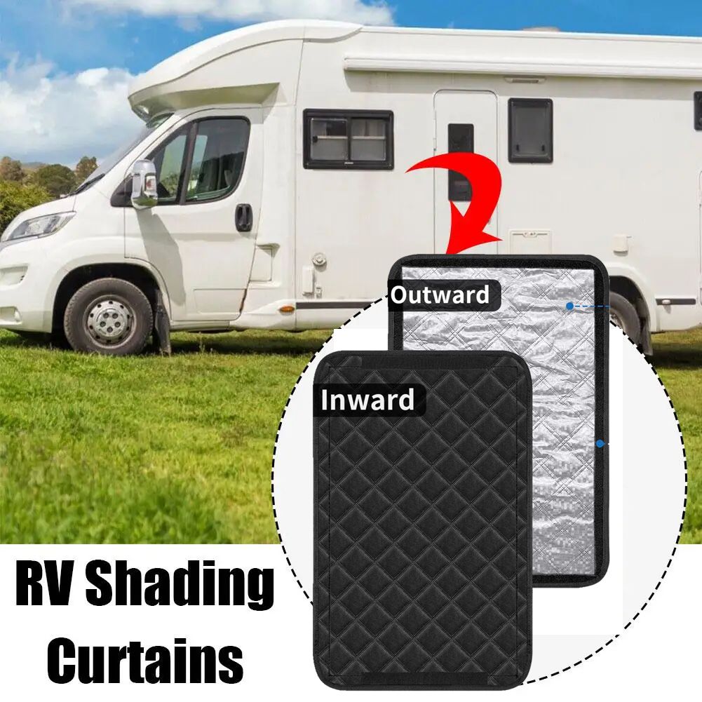 RV Door Window Shade Cover, Sunshade Privacy Screen, Camper Travel Trailer, Motorhome Sun Shade Accessories
