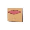 Coach Logo Credit Card Holder With Four Slots Unisex Wallet Gold Latte Multicolor CW926-IMWQB