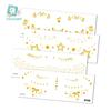 Ruikalong Gold Stamping Face Stickers: Freckle Style, Waterproof, Sweatproof, Eco-friendly