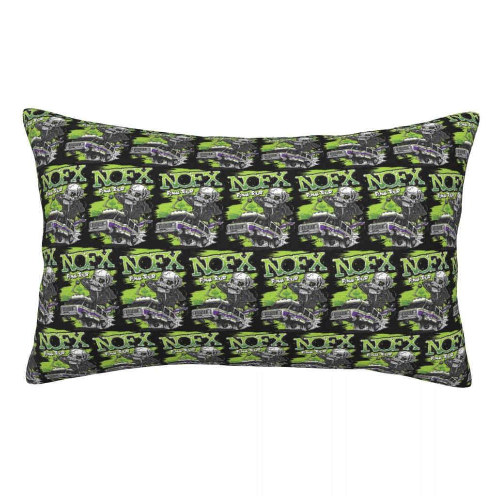 Nofx Rectangle Pillowcase Cushion Cover Decor Bedroom Bed Home Comfort Throw Pillow