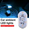 LED Touch Lights Small Wireless Car Interior Lights Auto Design Roof Reading Lamp For Storage Box Wireless Magnetic USB Charging