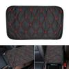 Armrest Box Mat Waterproof Dustproof PU Lther Mat Storage Box Cover Pad for Car Use