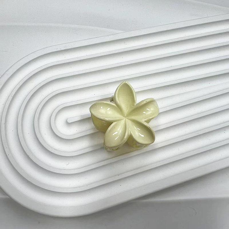 Europäische & Amerikanische Frangipani 4cm Strandurlaub Mode Haarspange