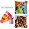 Home Office Hotel Pillowcase Couch Crossstitch Pillow Cover Ornament DIY Crocheting Crafting Handicraft Accessories
