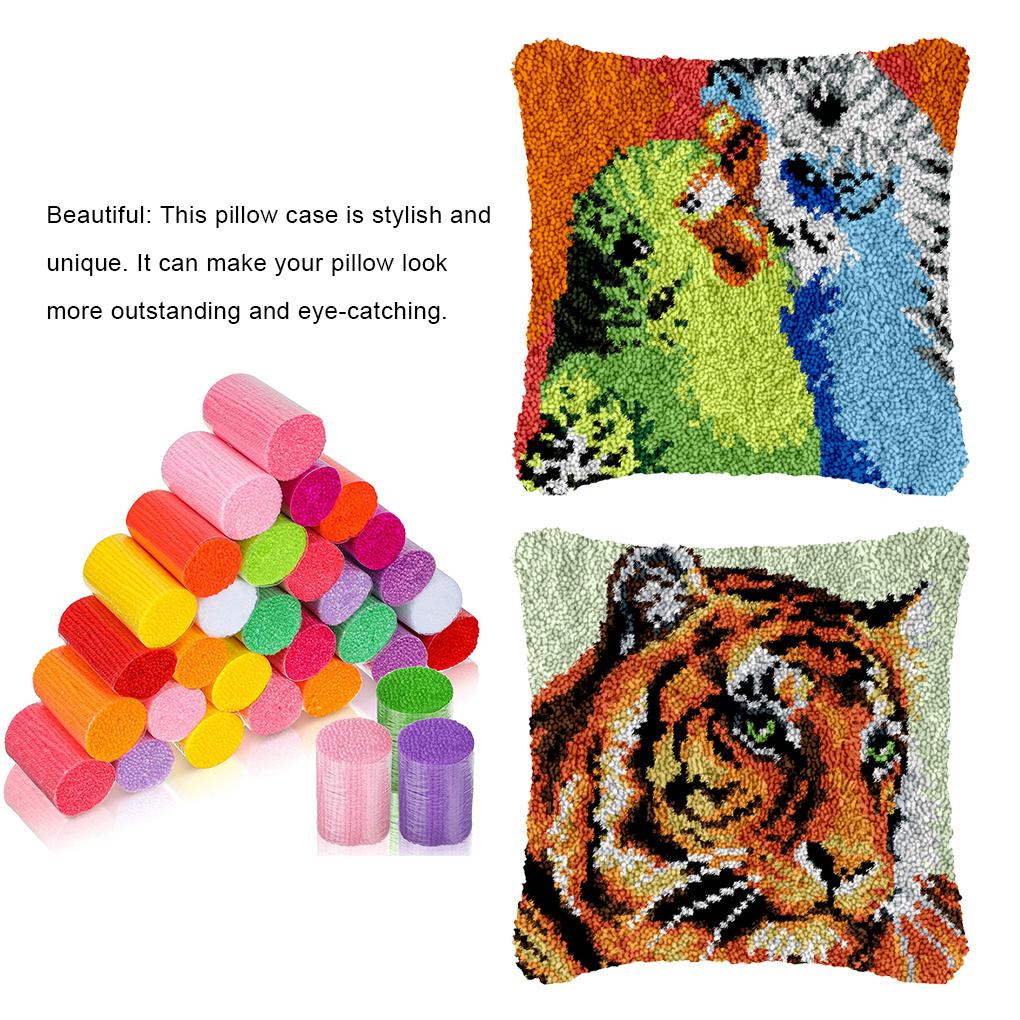 Home Office Hotel Pillowcase Couch Crossstitch Pillow Cover Ornament DIY Crocheting Crafting Handicraft Accessories