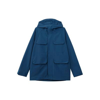 SS23 Einfarbig Langarm Kapuze Wasserdicht Winddicht UV-Beständig Atmungsaktiv Strapazierfähig Warm Jacke Herrenjacken Ozeanblau 453848-67