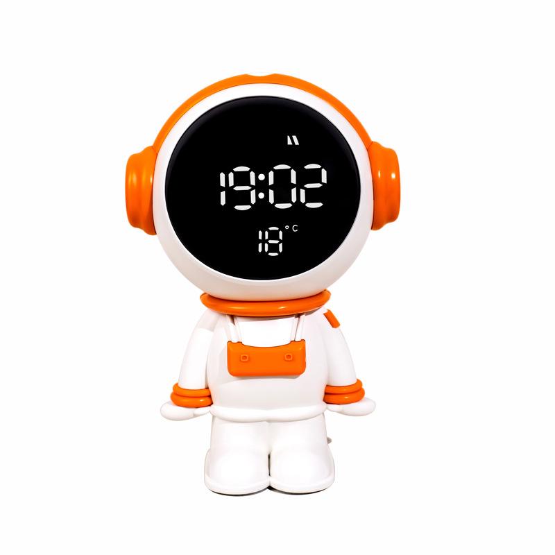 Astronaut 1011 New Alarm Clock Student with Special Get-up Artifact Children Boy Smart Electronic Alarm Clock
