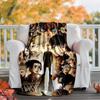 Attack on Titan Flannel Blanket Soft Warm All-Season Throw, Design for Camping, Car Travel, Hiking Sofa, Bed, Office Perfect Gift for Parties