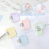 Cube shaped multifunctional student mini clip, note holder, bill holder, long tail clip, office storage