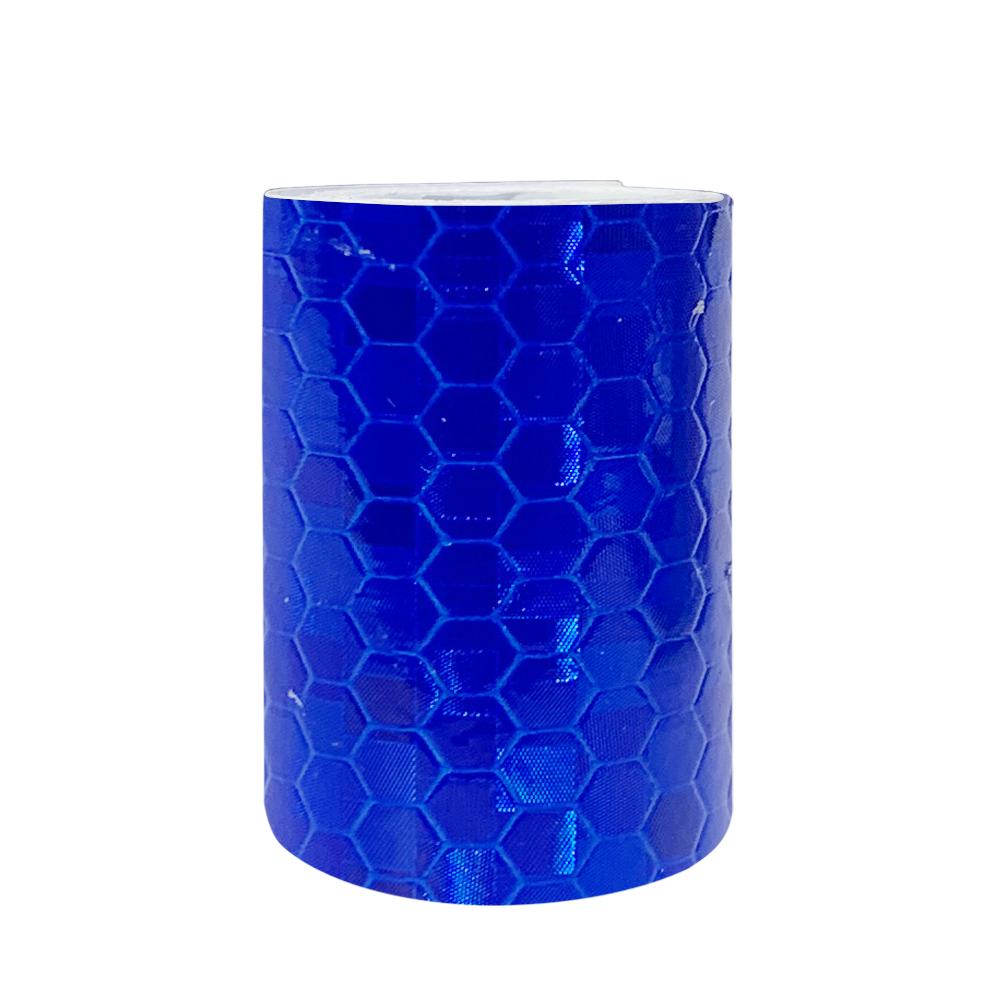 Light Reflective Sticker Waterproof Car Adhesive Tape Honeycomb Texture for RV Camper Car Exterior Accessories Reflector Parts