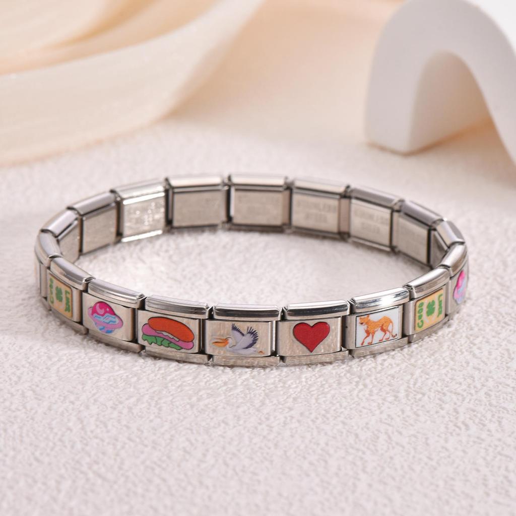 Veelzijdige Elastische Armband van Roestvrij Staal - Modieus Unisex Ontwerp