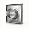 Square Air Vent Duct Grill 100/125/150mm Fan Outlet Vent Systems Extractor Vent