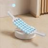 Wolf Fang Massage Stick Yoga Soothes Muscles Relax Rollers Four Rows All-round Bendable Back Massage Stick