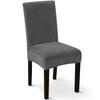Soft Velvet Dining Chair Cover Stretch Parson Chair Slipcovers Thick Solid Fabric Washable Seat Protectors Banquet Wedding 1pc