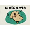 Cartoon Dog Diatom Mud Floor Mat Welcome Carpet for Living Room Entryway Non-Slip Bathroom Shower Area Footpad Kitchen Decor Rug