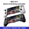 D11 Controlador de Jogo Móvel Sem Fio para Alongamento com Gatilho Hall Suporta Tablet, Suporta PC/Android/iOS Tablet Switch