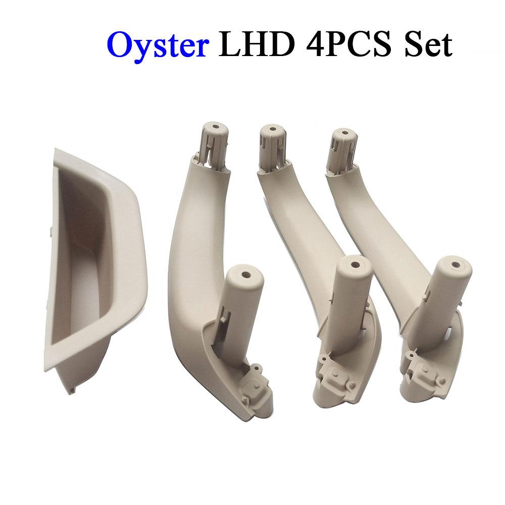 Car Interior LHD RHD Passenger Door Armrest Panel Cover Trim Pull Handle 4PCS Set For BMW X3 X4 F25 F26 2010-2016