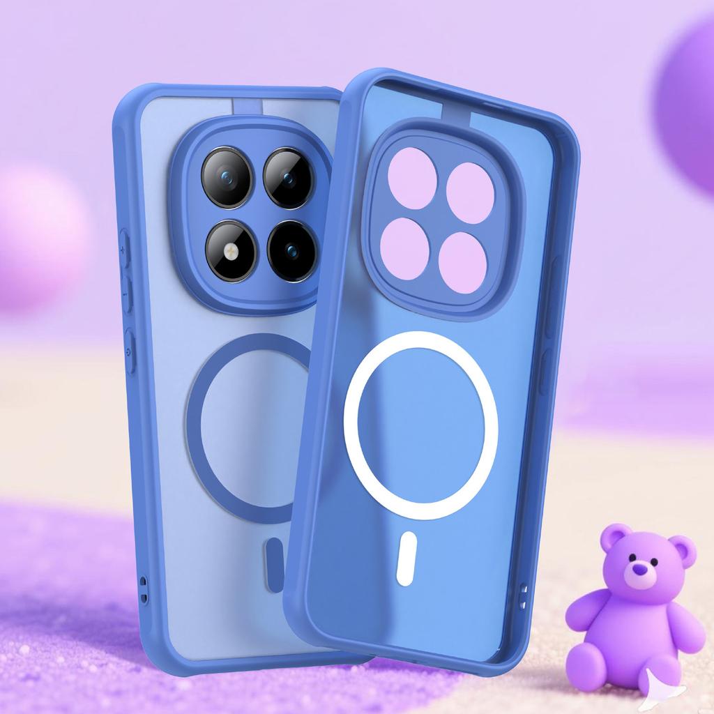For Redmi Note 15 Pro+ 5G Case Hard PC+TPU For Magsafe Magnetic Comfortable Feel Non Slip Cover For Redmi Note 15 Pro 5G Shell