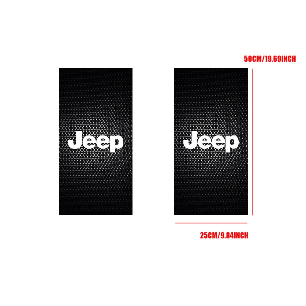 Car Middle Column Creative Sticker Scratch Protection Decorative Paster Car Supplies For JEEP Renegade Patriot Wrangler Cherokee