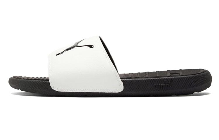 PUMA Cool Cat Sports Slippers White/Black 371048-08 39