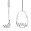 Stainless Steel Potato Masher Kitchen Avocado Tomato Fruit Vegetable Smasher Heavy Duty Fruit Puree Utensil for Cooking
