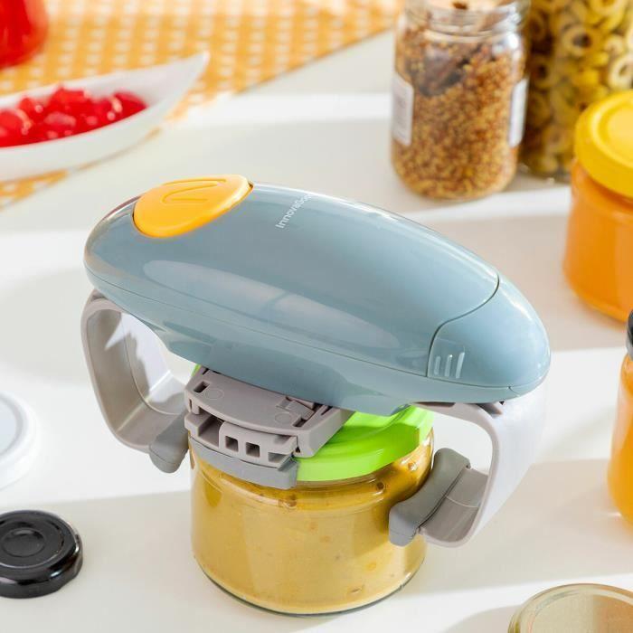 Ouvre-bocaux électrique - INNOVAGOODS - Lloucan - Arrêt automatique - Mains‑libres - Piles AA