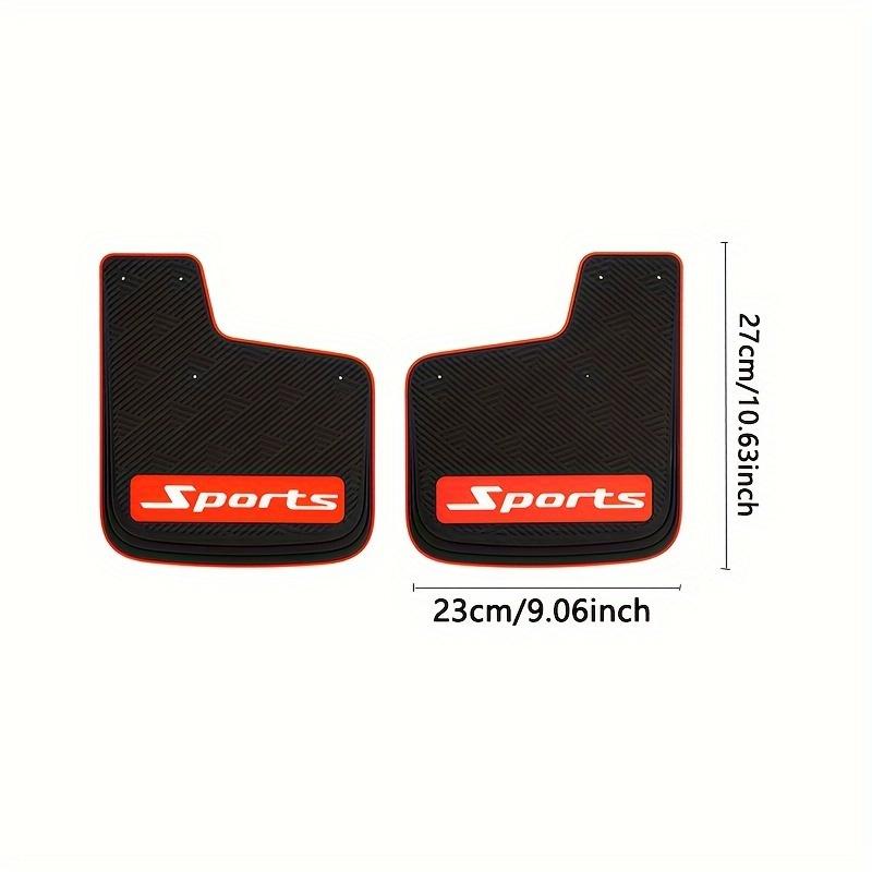 

2 шт. Универсальные брызговики для легковых автомобилей и внедорожников Передние и задние брызговики с винтами Защищают от раллийной грязи и грязи - Автоаксессуары