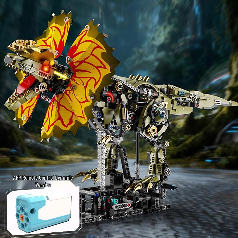MeiJi 13059 Tier-Modellbausteine: Mechanisches Wal, Hai, Dinosaurier, Papagei, Gottesanbeterin Steckbausatz Spielzeug