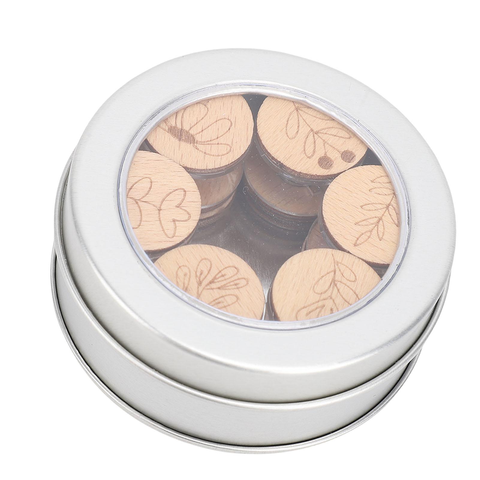 

6 шт. Магнитные зажимы для держателя ниток, шпулек, катушек, буковые зажимы, для вышивания крестом и