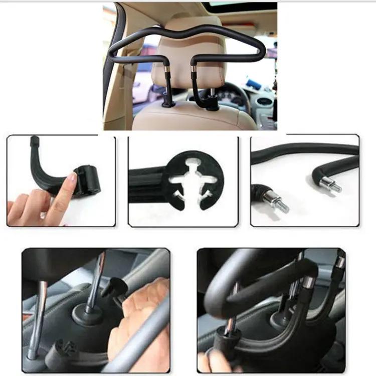 Multi-functional Car Seat Clothes Hanger with Sponge and Stainless Steel