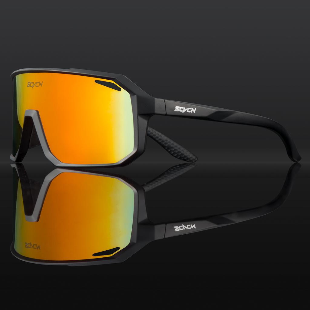 SCVCN Mountaineering Glasses Cycling Glasses Fashion Sunglasses for Men MTB Bike Bicycle Eyewear Sports UV400 Hunting Driving