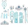 Coroană de Plastic Prințesă Elsa din Frozen Baghetă Magică Colier Cercei Fundă Mănuși Perfecte Pentru Petreceri Și Adunări