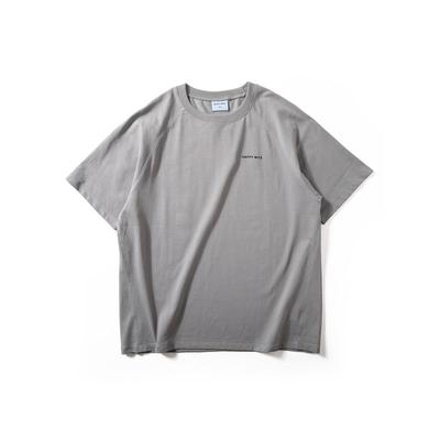 American-Style Short-Sleeved T-Shirt for Men, New Summer Trend, Raglan Sleeves, Round Neck Top, Sports Casual, Versatile, Breathable Half-Sleeve