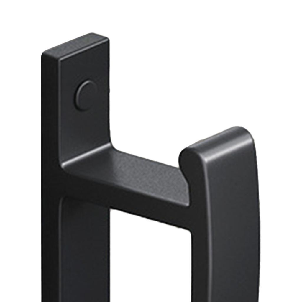 Washbasin Hook Wall Mounted Basin Rack No Punching Adhesive Bathroom Storage Rack Double Large Black