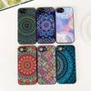 Cover for Motorola Moto G86 G57 E14 E15 G14 G34 G35 G84 G24 A54 G15 Power E22 Case Floral Paisley Mandala flower Wood Texture