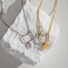 Custom Name Initial Cat Pendant Necklace Cat Face Necklace with Engraved Letters Minimalist Pet Jewelry Gift for Cat Mom