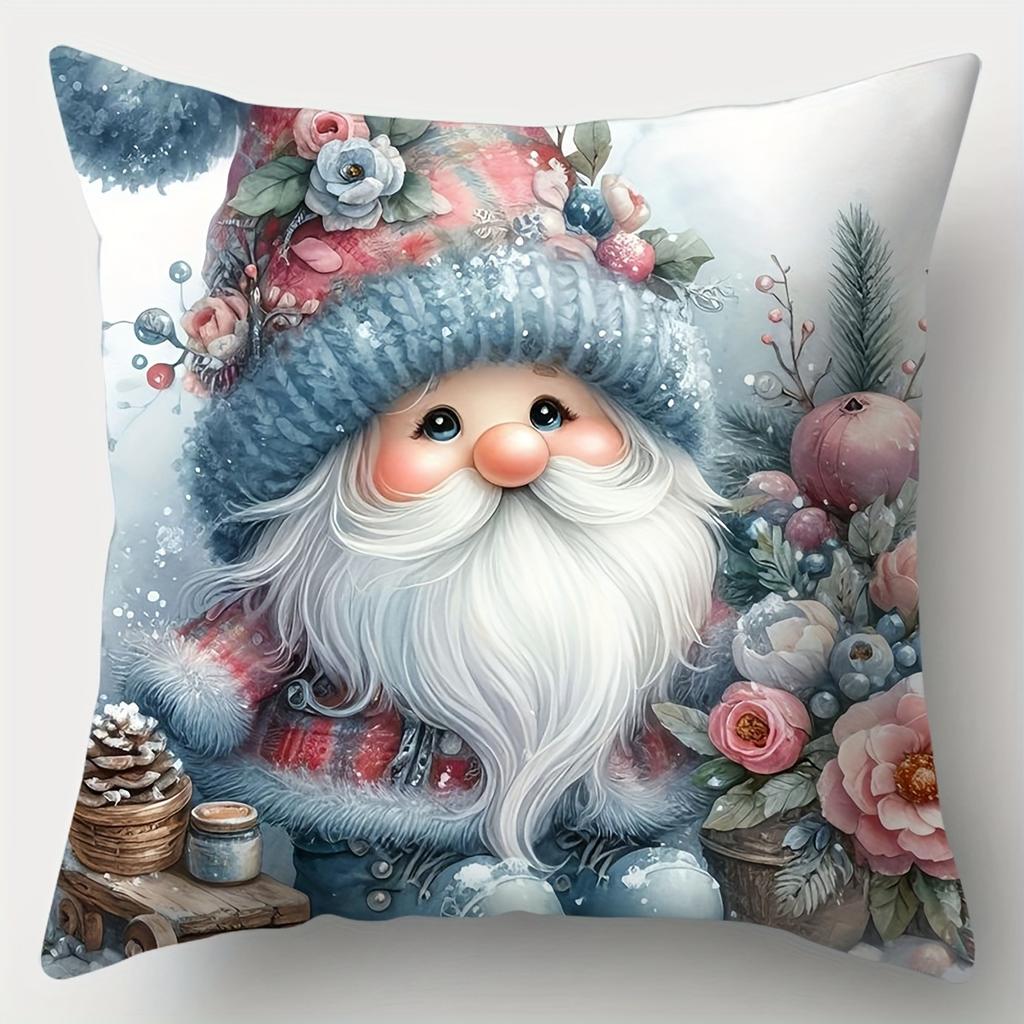 Christmas Dwarf Pillowcase Merry Christmas Holiday Party Decoration Living Room Sofa Cushion Cover Various Room Home Decoration