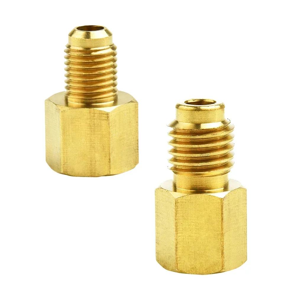 Nahtlose Umrüstung R12 auf R134a R134a auf R12 Adapter-Kit, 2 Stück, Reibungslose Verbindung für Automobil-Messingadapter