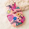 Warm Fashion Print Dog Down Jacket Winter Cat Coat Cute Soft Puppy Clothes for Chihuahua French Bulldog