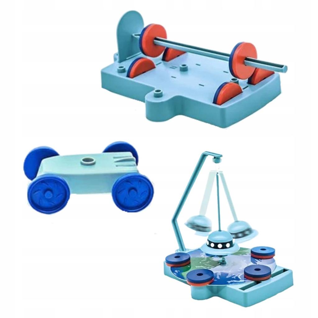 Educational Kit Magnetic Experiments Science Logic Little Physicist 12 In 1